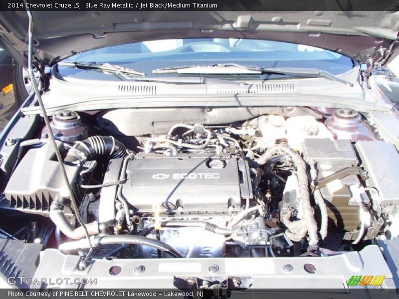 Blue Ray Metallic / Jet Black/Medium Titanium 2014 Chevrolet Cruze LS