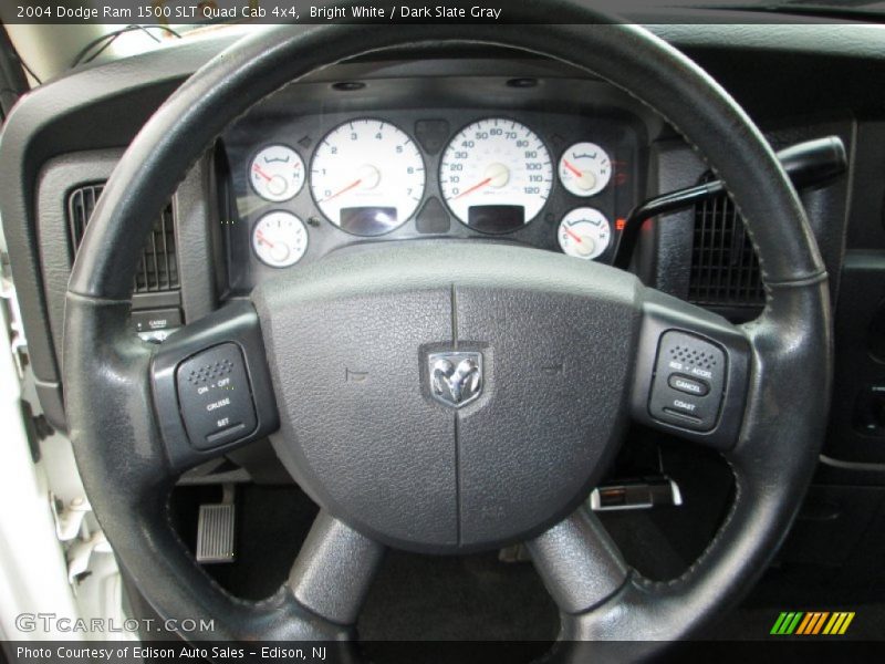 Bright White / Dark Slate Gray 2004 Dodge Ram 1500 SLT Quad Cab 4x4