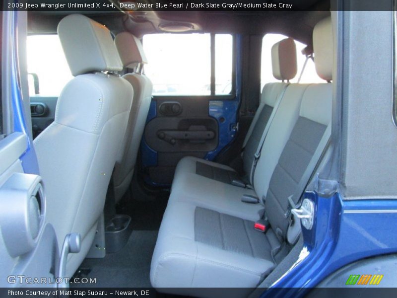 Deep Water Blue Pearl / Dark Slate Gray/Medium Slate Gray 2009 Jeep Wrangler Unlimited X 4x4