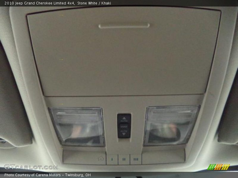 Stone White / Khaki 2010 Jeep Grand Cherokee Limited 4x4