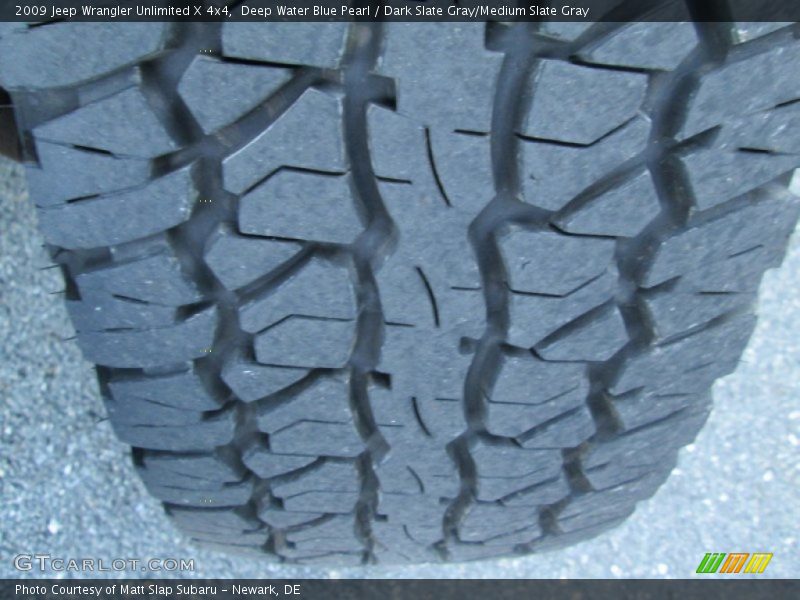 Deep Water Blue Pearl / Dark Slate Gray/Medium Slate Gray 2009 Jeep Wrangler Unlimited X 4x4