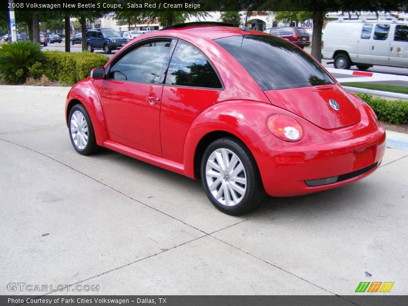 Salsa Red / Cream Beige 2008 Volkswagen New Beetle S Coupe