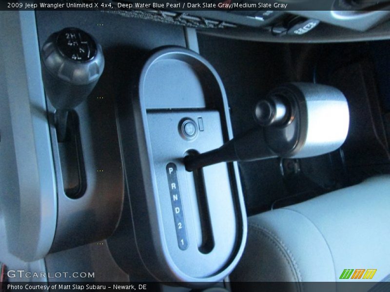 Deep Water Blue Pearl / Dark Slate Gray/Medium Slate Gray 2009 Jeep Wrangler Unlimited X 4x4