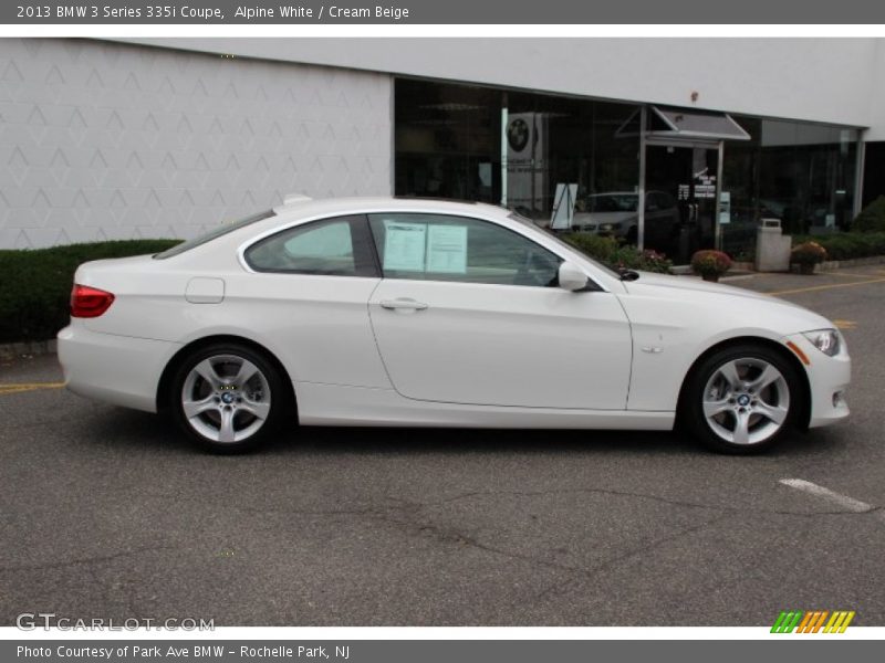 Alpine White / Cream Beige 2013 BMW 3 Series 335i Coupe