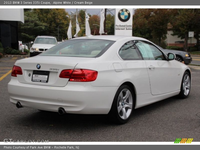 Alpine White / Cream Beige 2013 BMW 3 Series 335i Coupe