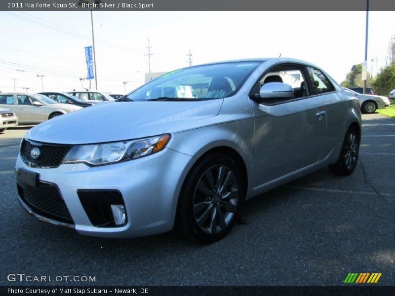 Bright Silver / Black Sport 2011 Kia Forte Koup SX