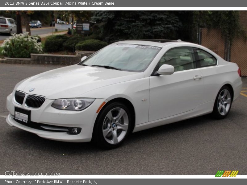 Alpine White / Cream Beige 2013 BMW 3 Series 335i Coupe