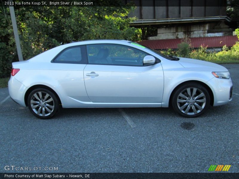 Bright Silver / Black Sport 2011 Kia Forte Koup SX