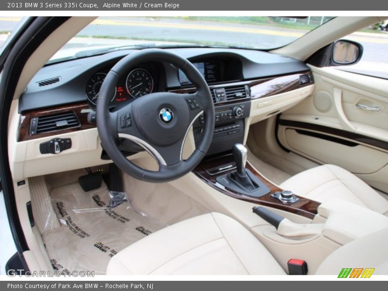 Alpine White / Cream Beige 2013 BMW 3 Series 335i Coupe