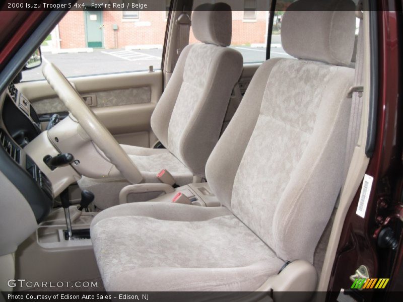 Front Seat of 2000 Trooper S 4x4