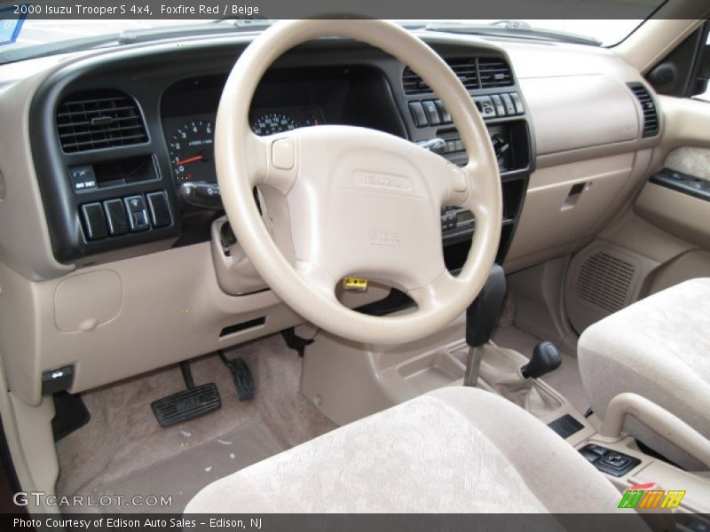 Beige Interior - 2000 Trooper S 4x4 