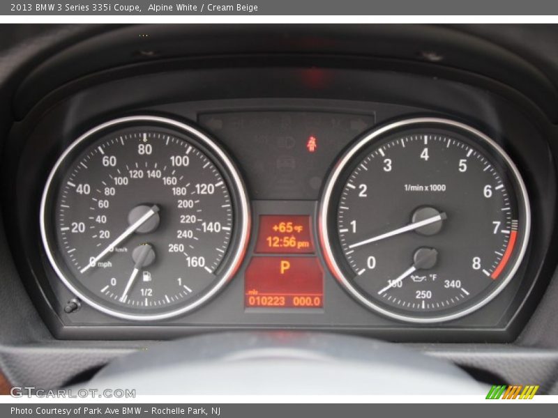 Alpine White / Cream Beige 2013 BMW 3 Series 335i Coupe