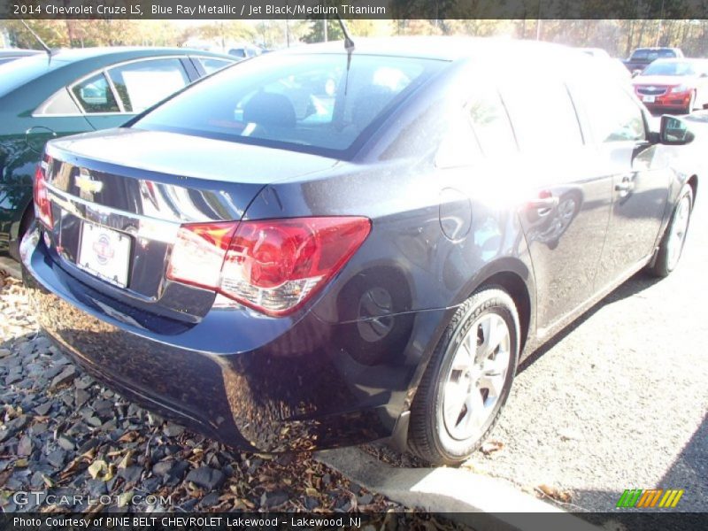 Blue Ray Metallic / Jet Black/Medium Titanium 2014 Chevrolet Cruze LS