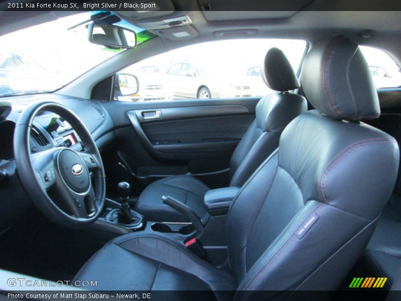 Bright Silver / Black Sport 2011 Kia Forte Koup SX