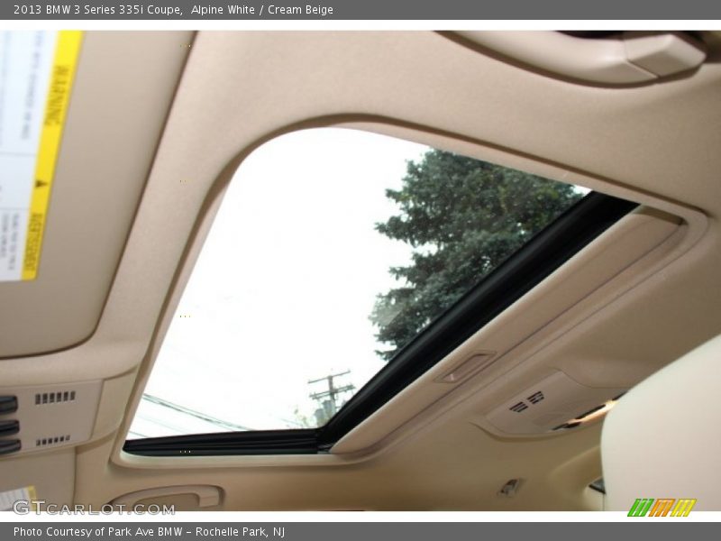 Alpine White / Cream Beige 2013 BMW 3 Series 335i Coupe