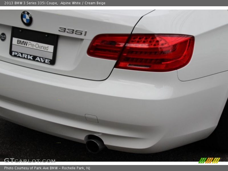 Alpine White / Cream Beige 2013 BMW 3 Series 335i Coupe