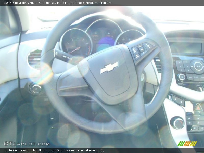 Blue Ray Metallic / Jet Black/Medium Titanium 2014 Chevrolet Cruze LS