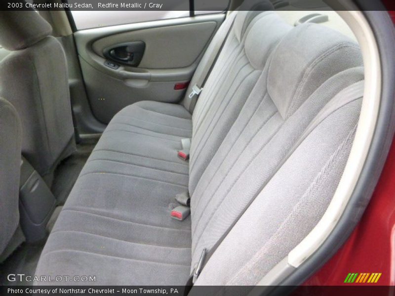 Redfire Metallic / Gray 2003 Chevrolet Malibu Sedan