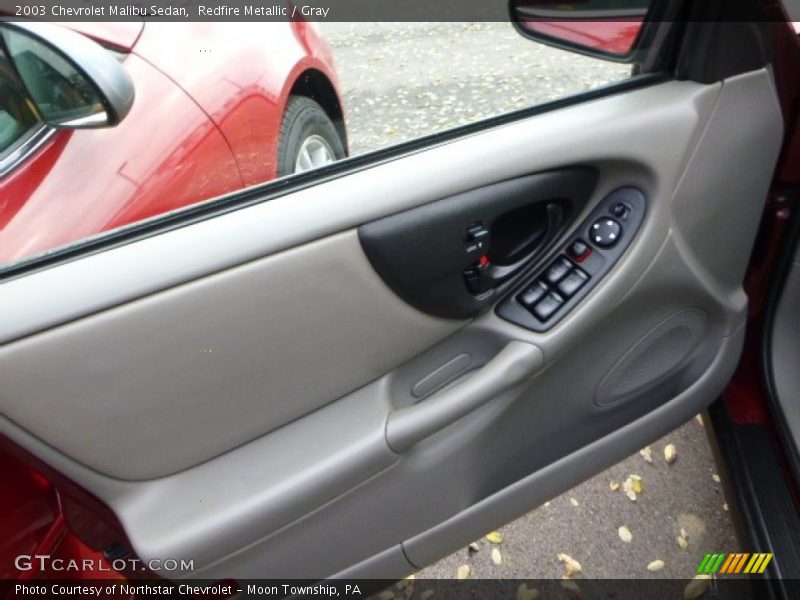 Redfire Metallic / Gray 2003 Chevrolet Malibu Sedan