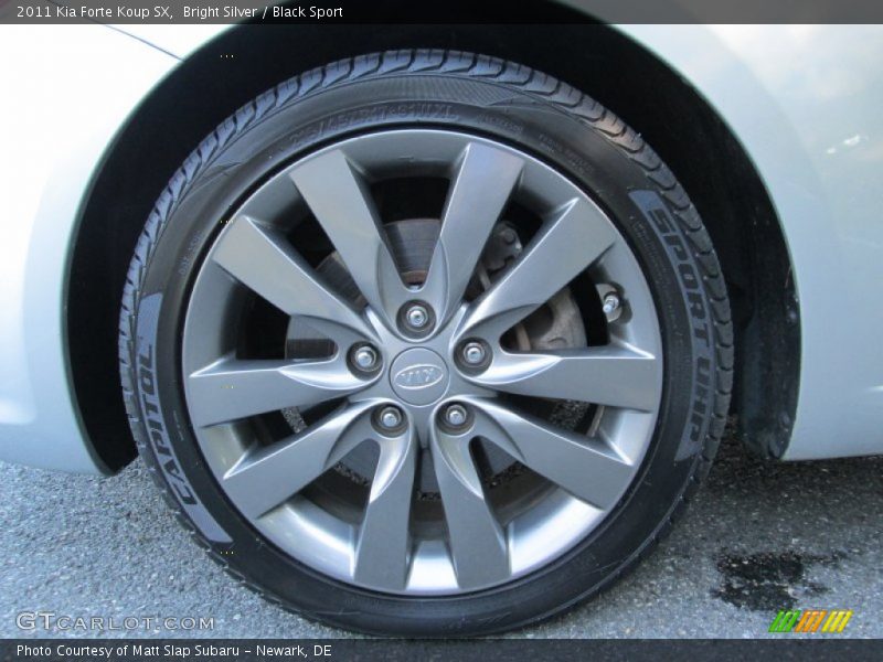 Bright Silver / Black Sport 2011 Kia Forte Koup SX