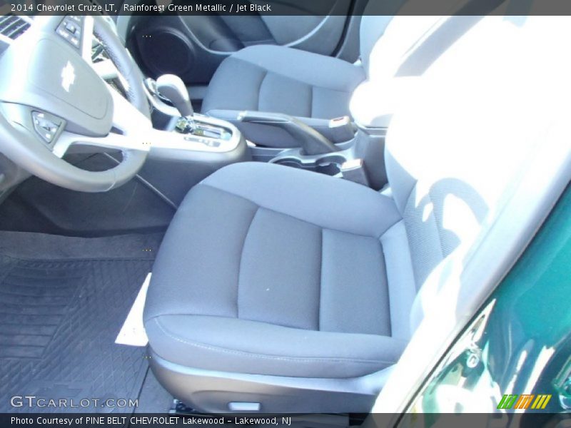 Rainforest Green Metallic / Jet Black 2014 Chevrolet Cruze LT