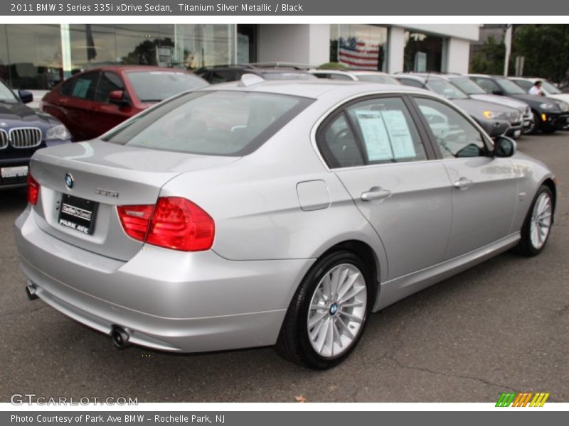 Titanium Silver Metallic / Black 2011 BMW 3 Series 335i xDrive Sedan