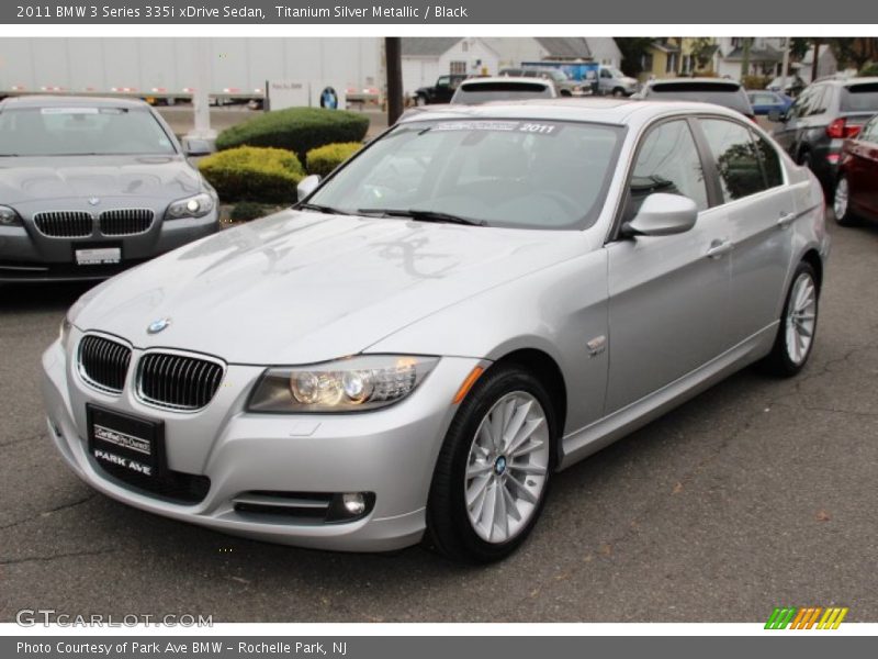 Titanium Silver Metallic / Black 2011 BMW 3 Series 335i xDrive Sedan