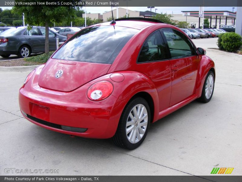 Salsa Red / Cream Beige 2008 Volkswagen New Beetle S Coupe