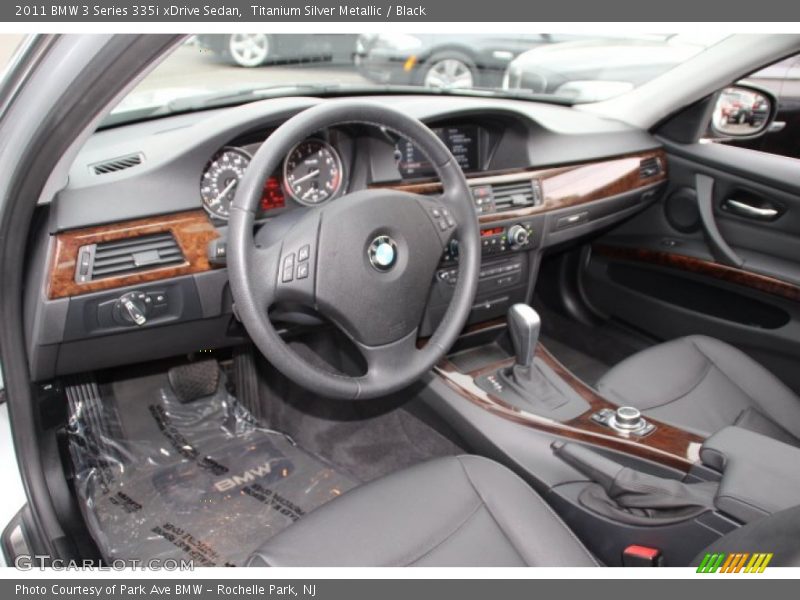Titanium Silver Metallic / Black 2011 BMW 3 Series 335i xDrive Sedan