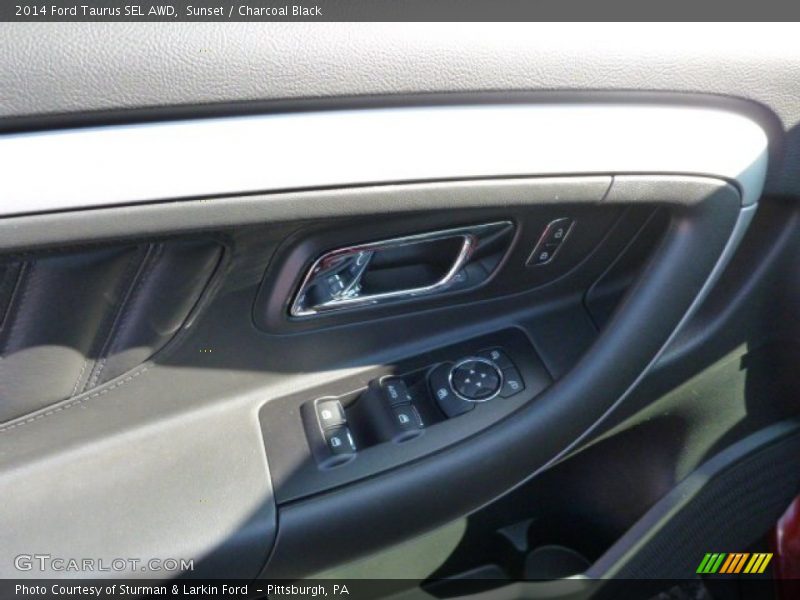 Sunset / Charcoal Black 2014 Ford Taurus SEL AWD