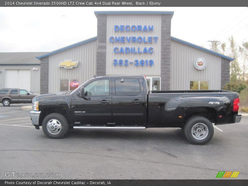 Black / Ebony 2014 Chevrolet Silverado 3500HD LTZ Crew Cab 4x4 Dual Rear Wheel