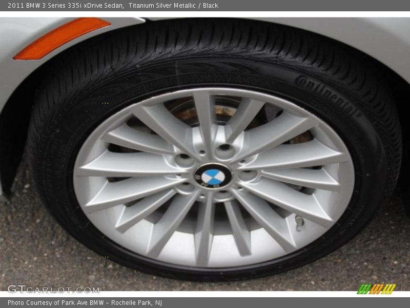 Titanium Silver Metallic / Black 2011 BMW 3 Series 335i xDrive Sedan