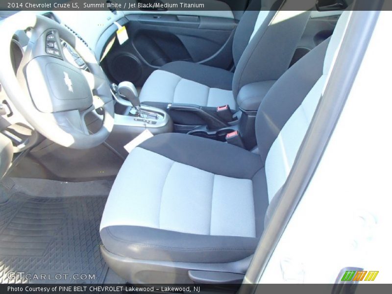 Summit White / Jet Black/Medium Titanium 2014 Chevrolet Cruze LS