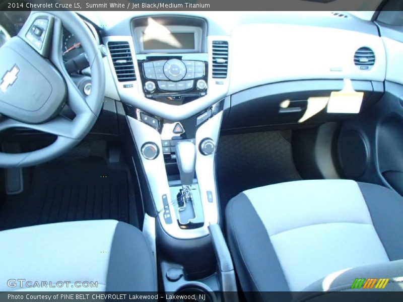 Summit White / Jet Black/Medium Titanium 2014 Chevrolet Cruze LS