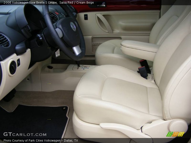Salsa Red / Cream Beige 2008 Volkswagen New Beetle S Coupe
