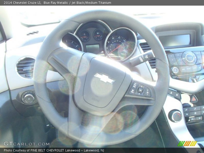 Blue Ray Metallic / Jet Black/Medium Titanium 2014 Chevrolet Cruze LS