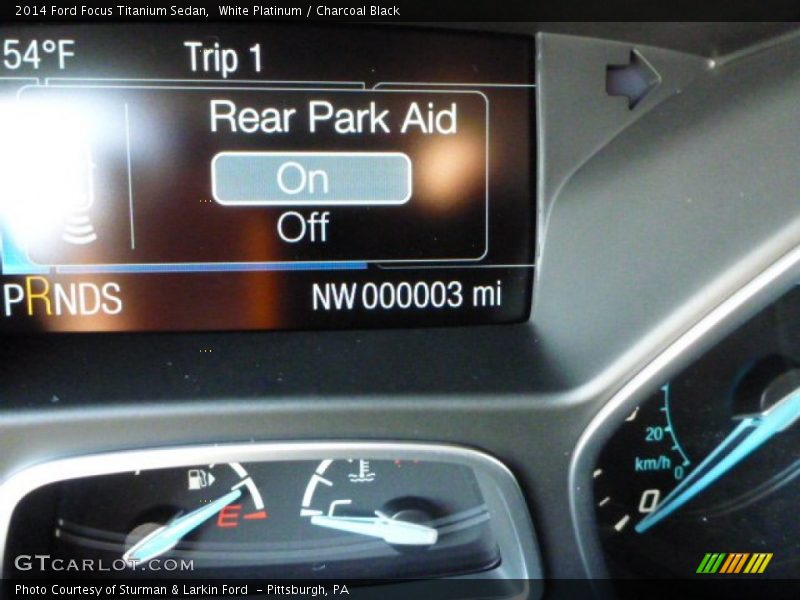 White Platinum / Charcoal Black 2014 Ford Focus Titanium Sedan