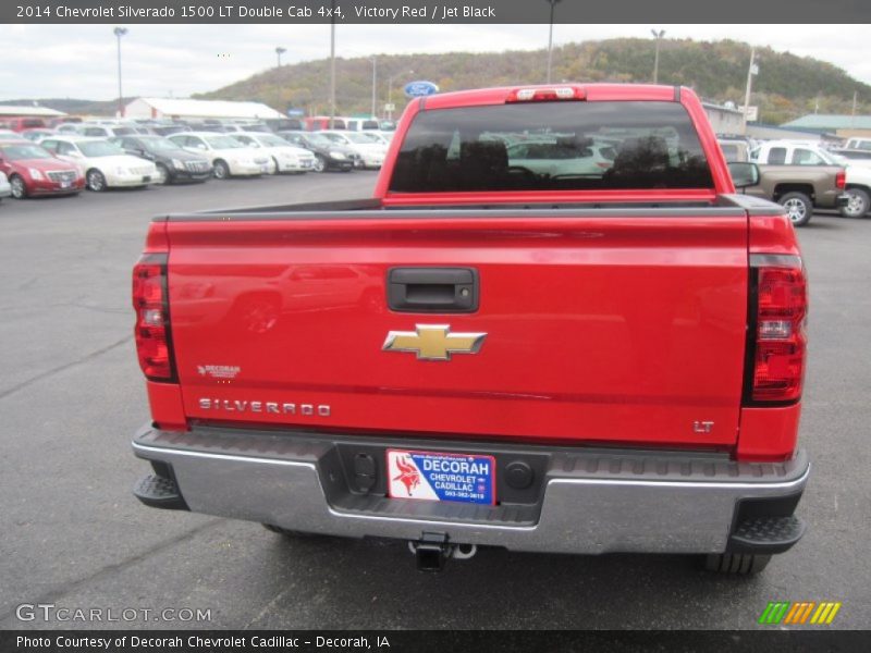 Victory Red / Jet Black 2014 Chevrolet Silverado 1500 LT Double Cab 4x4