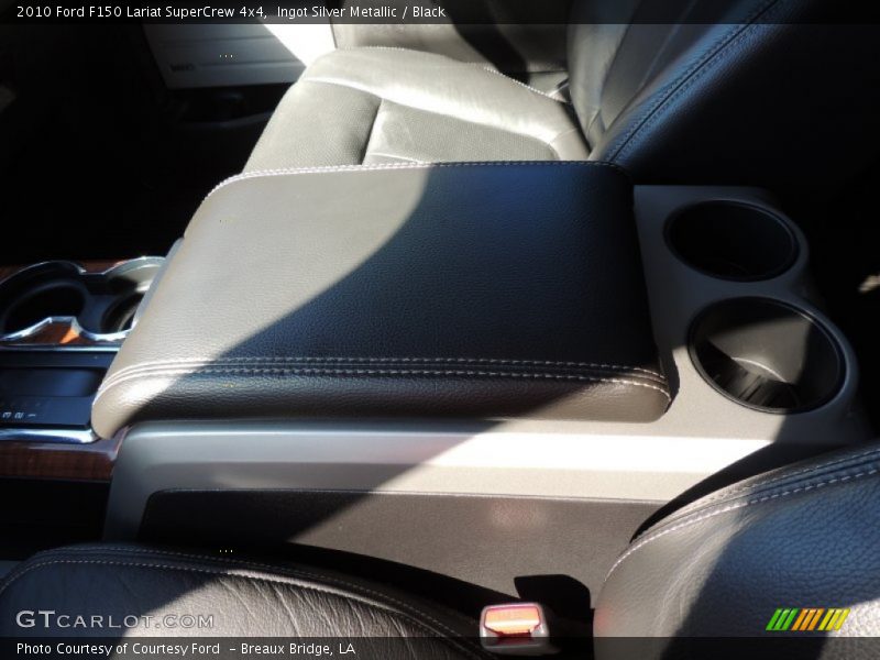 Ingot Silver Metallic / Black 2010 Ford F150 Lariat SuperCrew 4x4