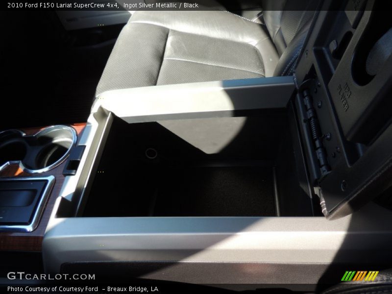 Ingot Silver Metallic / Black 2010 Ford F150 Lariat SuperCrew 4x4