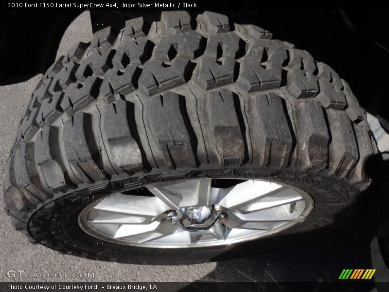 Ingot Silver Metallic / Black 2010 Ford F150 Lariat SuperCrew 4x4