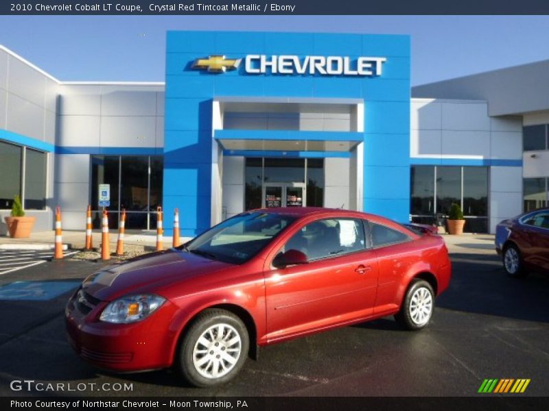 Crystal Red Tintcoat Metallic / Ebony 2010 Chevrolet Cobalt LT Coupe