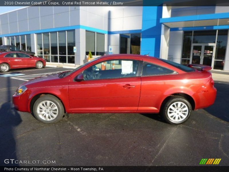 Crystal Red Tintcoat Metallic / Ebony 2010 Chevrolet Cobalt LT Coupe