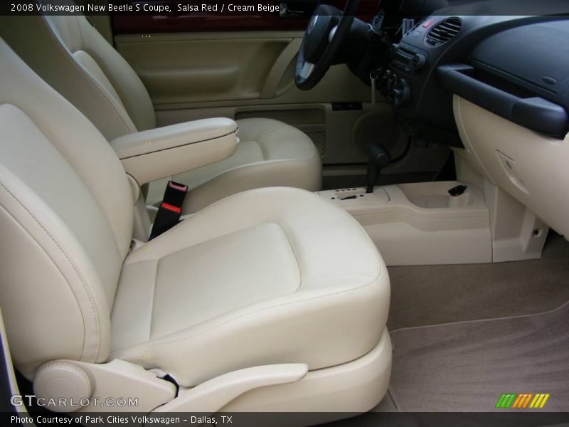 Salsa Red / Cream Beige 2008 Volkswagen New Beetle S Coupe