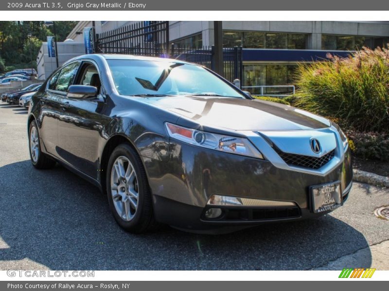 Grigio Gray Metallic / Ebony 2009 Acura TL 3.5