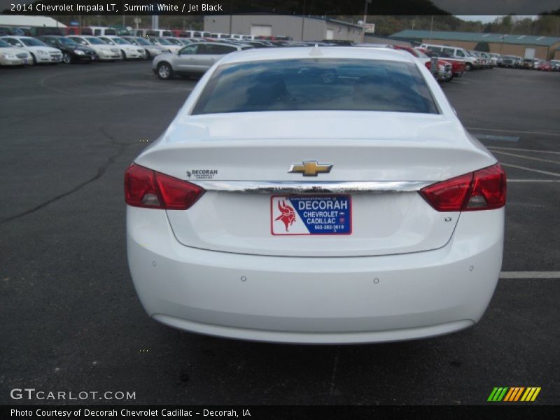 Summit White / Jet Black 2014 Chevrolet Impala LT