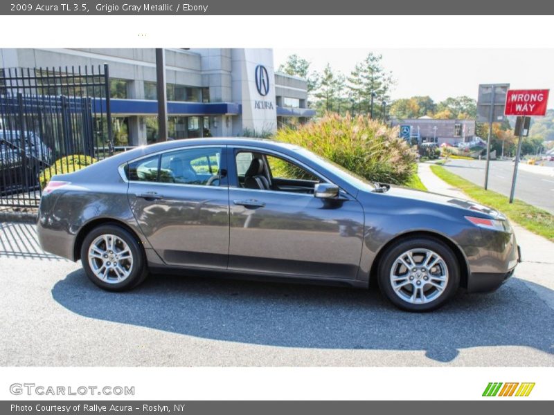 Grigio Gray Metallic / Ebony 2009 Acura TL 3.5