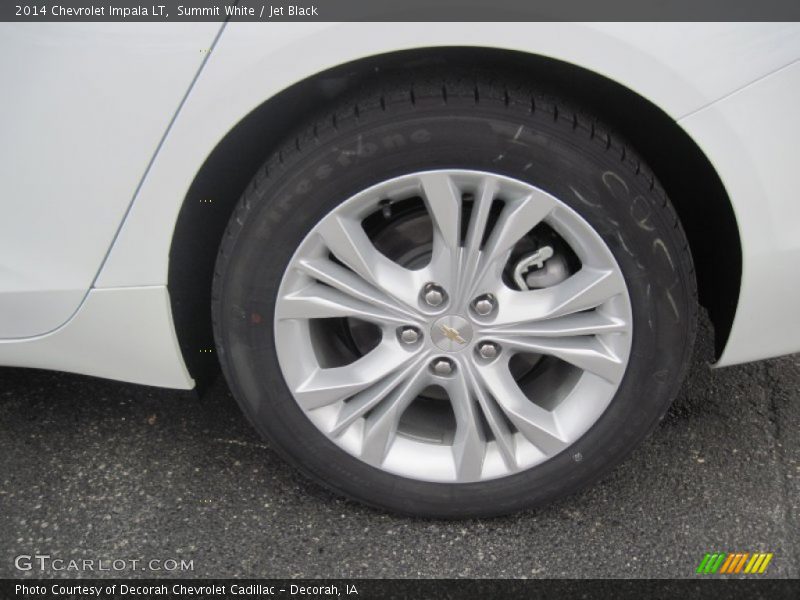 Summit White / Jet Black 2014 Chevrolet Impala LT