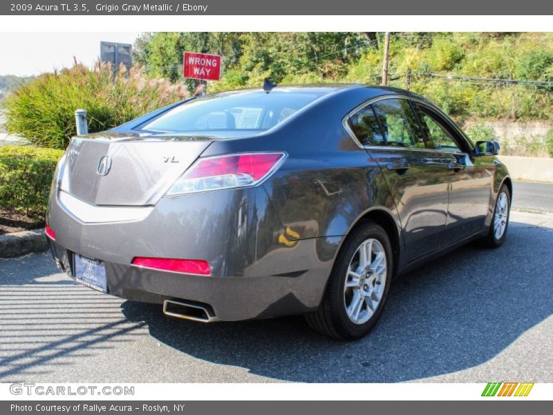 Grigio Gray Metallic / Ebony 2009 Acura TL 3.5