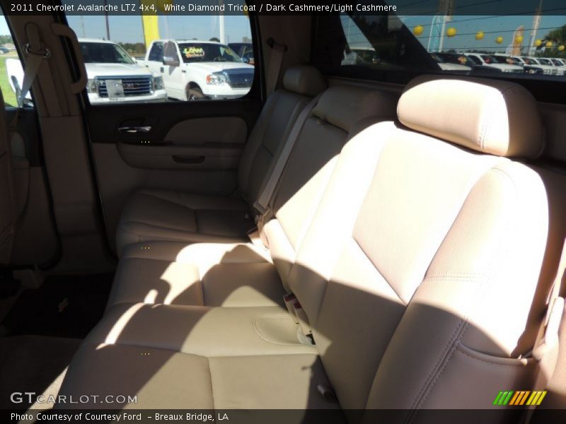 White Diamond Tricoat / Dark Cashmere/Light Cashmere 2011 Chevrolet Avalanche LTZ 4x4